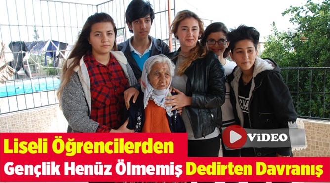 Liseli Öğrencilerden Gençlik Henüz Ölmemiş Dedirten Davranış