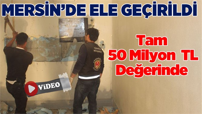 Mersin'de 50 Milyon Değerinde Uyuşturucu Ele Geçirildi