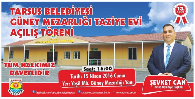 Tarsus Belediyesi’nin 13. Hizmeti