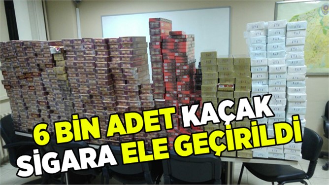 Tarsus'ta Kaçak Sigara Ele Geçirildi