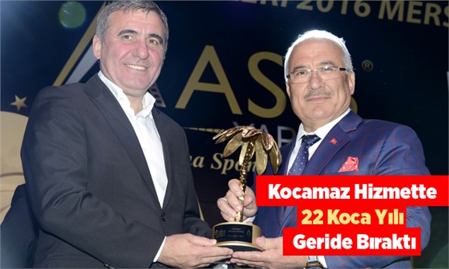 Burahnettin Kocamaz'a Hizmette 22. Yıl Özel Ödülü