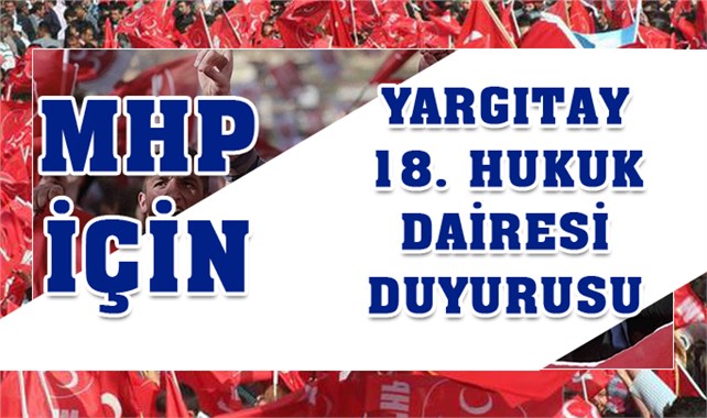 MHP Kongresi İçin Yargıtay Kararı Belli Oldu