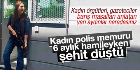 Midyat'ta şehit olan kadın polis 6 aylık hamileydi