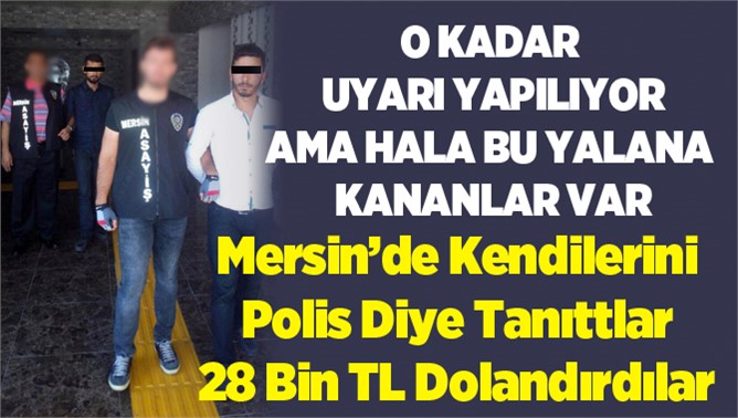 Telefonda kendilerini polis olarak tanıtıp 2 kişiyi dolandırdılar