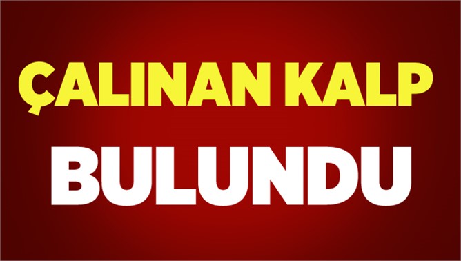 Adana'da çalınan kalp bulundu