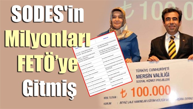 SODES'in milyonları paralel yapıya gitmiş