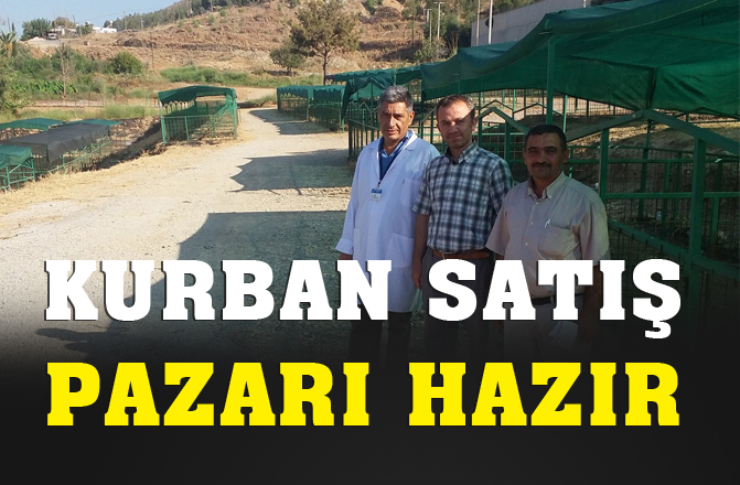 Anamur'da Kurban Satış Pazarı Hazır