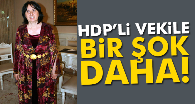 HDP’li vekile bir şok daha