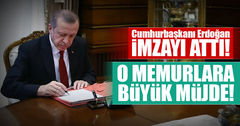 Cummhurbaşkanı Erdoğan İmzayı Attı