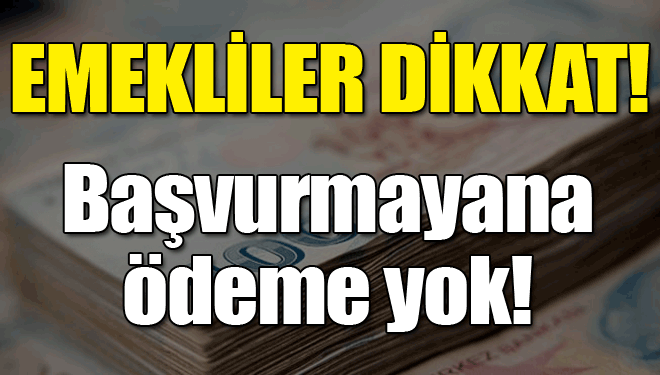 Son dakika: SGK'dan emeklilere kritik uyarı!