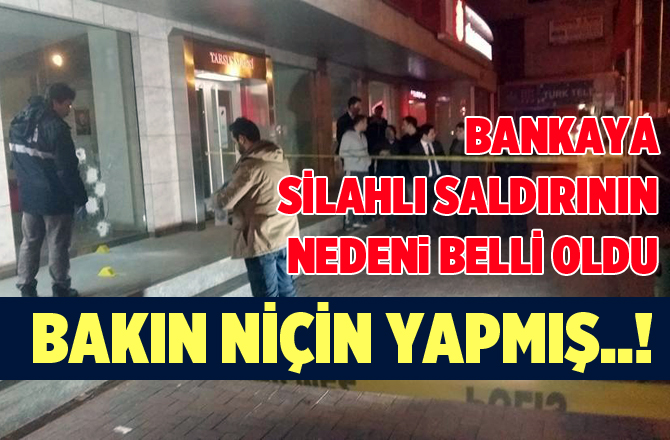 Mersin'de Bankaya Silahlı Saldırıda Bulunan Şahıs Teslim Oldu