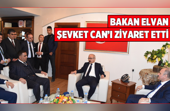 Kalkınma Bakanı Lütfi Elvan, Başkan Can’ı ziyaret etti