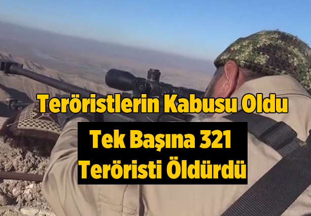 Tek başına 321 terörsti öldürdü