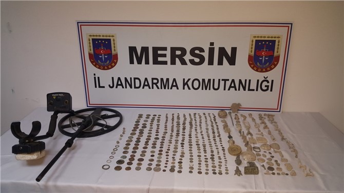 TARSUS İLÇE JANDARMA “TARİHİ ESER KAÇAKÇISINI” YAKALADI