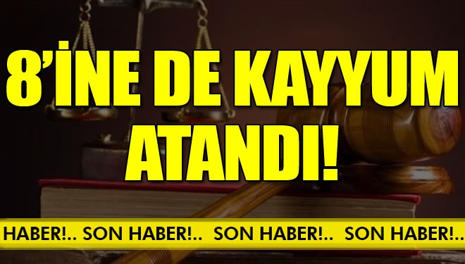 8 şirkete kayyum atandı