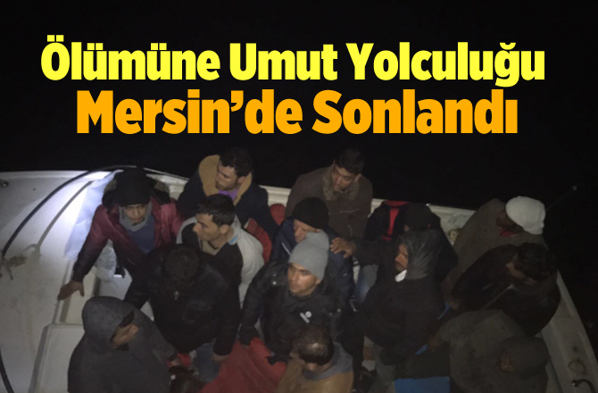 Mersin'de 18 Kaçak Göçmen Yakalandı