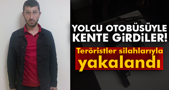 3 terörist suikast silahıyla yakalandı