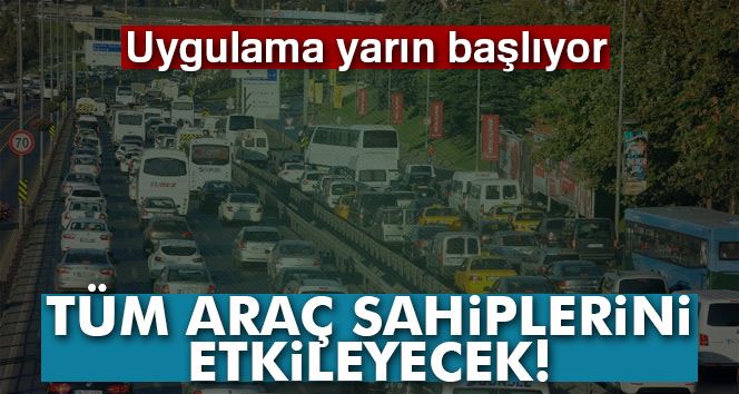 Zorunlu Trafik Sigortası Tavan Uygulaması Yarın Başlıyor