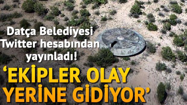 Datça Belediyesi Twitter hesabından yayınladı! 'Ekipler olay yerine gidiyor'