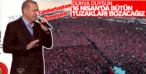 Cumhurbaşkanı'nın Yenikapı konuşması