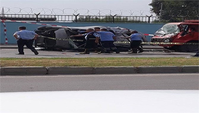 Mersin'de Feci Kaza:1 Ölü 2 Yaralı