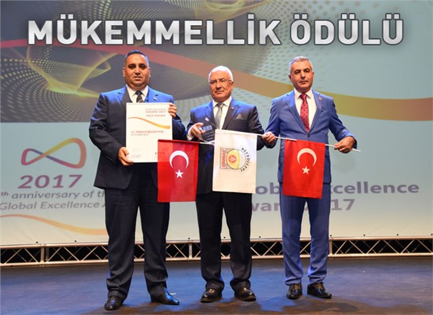 Tarsus Belediyesine Avrupa Mükemmellikte Başarı Ödülü