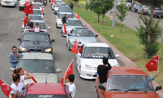 Toroslar’dan, 'Cumhuriyet Konvoyu’