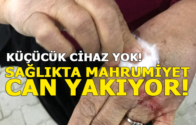 Tarsus'ta Sağlık Alanında Mahrumiyet! Küçücük Cihaz Yok!