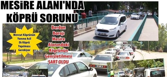 Tarsus Berdan Barajı Mesire Alanına Acil Ek Köprü Yapılmalı