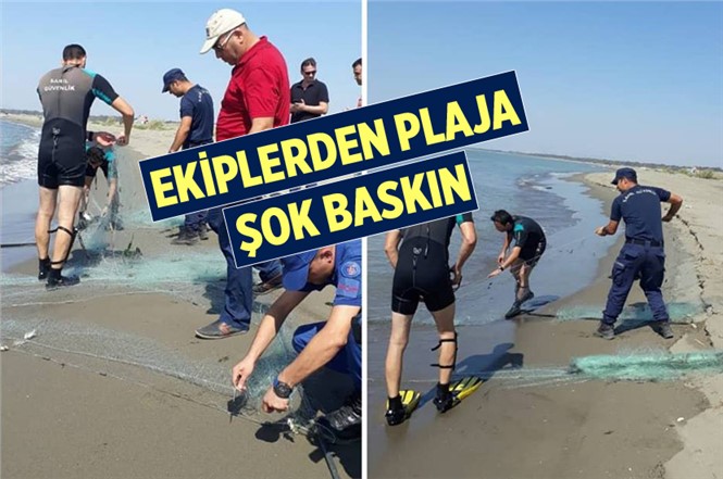 Mersin'de Ekiplerden Usulsüz Balık Avcılarına Şok Baskın