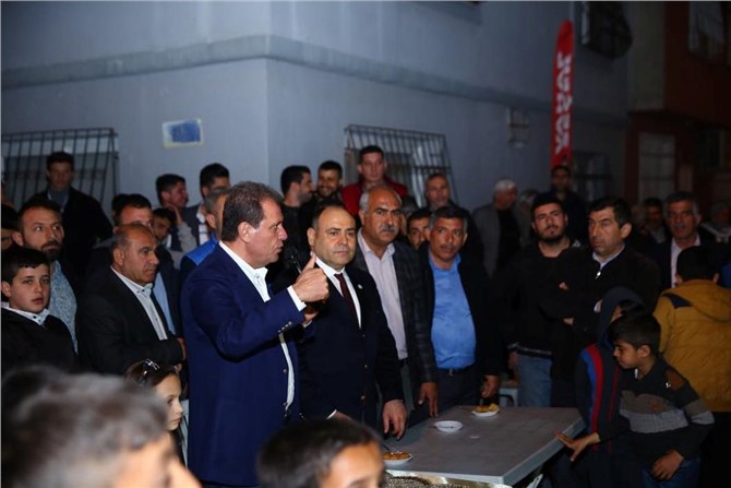 CHP Mersin Adayı Vahap Seçer, Roman Vatandaşlara Projelerini Anlattı