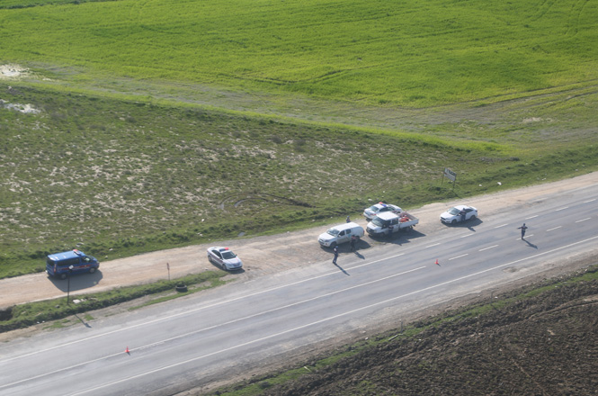 Jandarma Havadan Helikopter ve Drone İle Trafik Kontrolü Yaptı