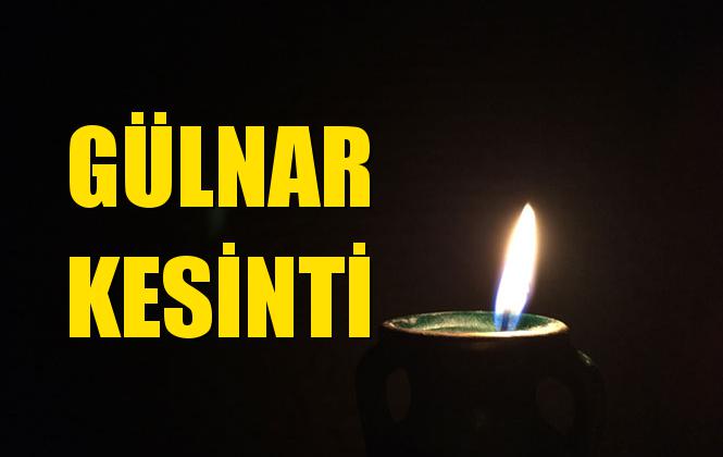 Gülnar Elektrik Kesintisi 25 Temmuz Perşembe