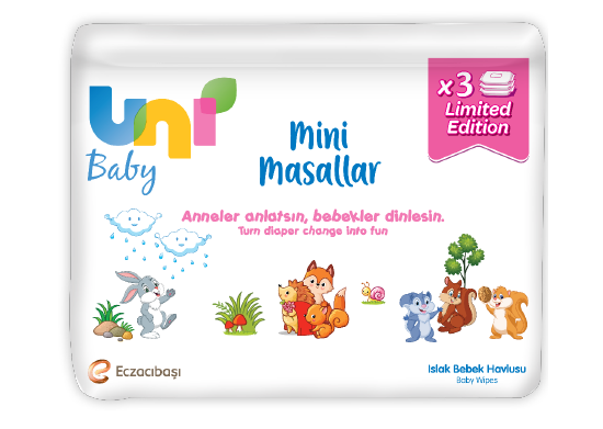 Islak Mendil Uni Baby 3x52 adet