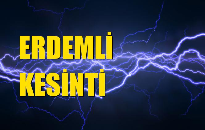 Erdemli Elektrik Kesintisi 30 Eylül Pazartesi