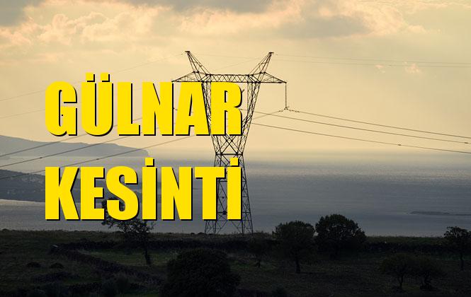 Gülnar Elektrik Kesintisi 21 Ekim Pazartesi