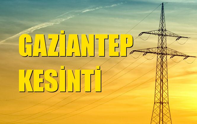 Gaziantep Elektrik Kesintisi 25 Kasım Pazartesi