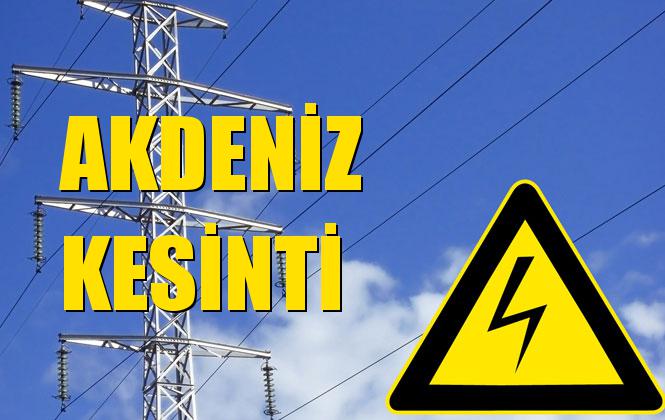 Akdeniz Elektrik Kesintisi 18 Aralık Çarşamba