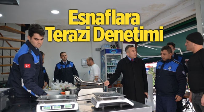 Akdeniz Belediyesi Zabıtasından Terazi Denetimi