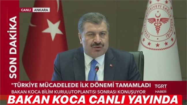 Sağlık Bakanı Fahrettin Koca Konuşuyor