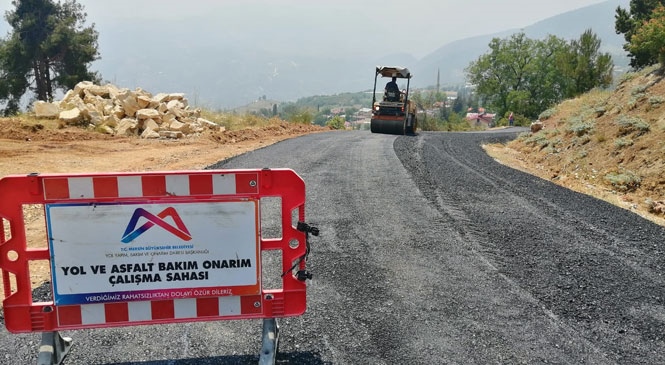 Büyükşehir’den, Böğrüeğri - Boztepe Arasında Yol Yapım Çalışması