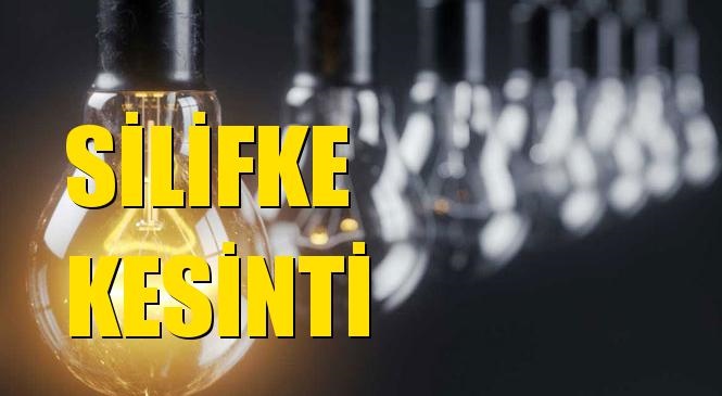 Silifke Elektrik Kesintisi 20 Ağustos Perşembe