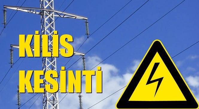 Kilis Elektrik Kesintisi 04 Ekim Pazar