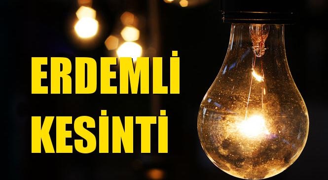 Erdemli Elektrik Kesintisi 27 Ekim Salı