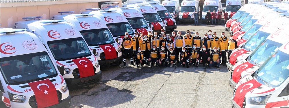 Mersin Acil Sağlık Hizmetlerine Ambulans Takviyesi