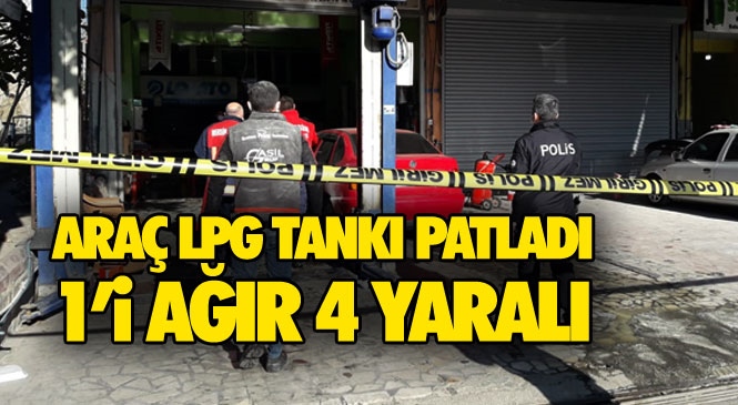 Mersin Erdemli Sanayi Sitesinde Patlama, Yaralılar Var! Lpg'li Aracın Bakımı Sırasında Feci Olay