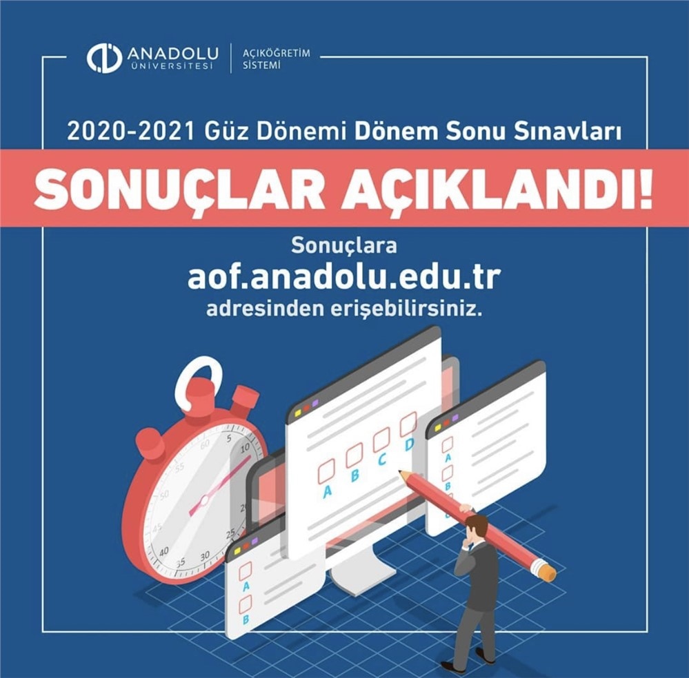 Aöf Dönem Sonu Sınav Sonuçları Açıklandı