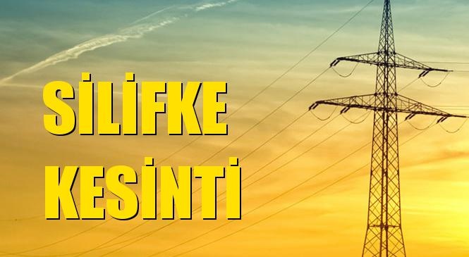 Silifke Elektrik Kesintisi 29 Nisan Perşembe