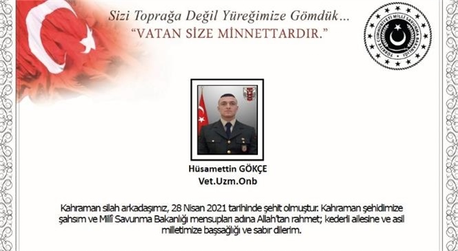 Milli Savunma Bakanlığı 1 Askerimizin Şehit 2 Askerimizin Yaralı Olduğunu Açıkladı