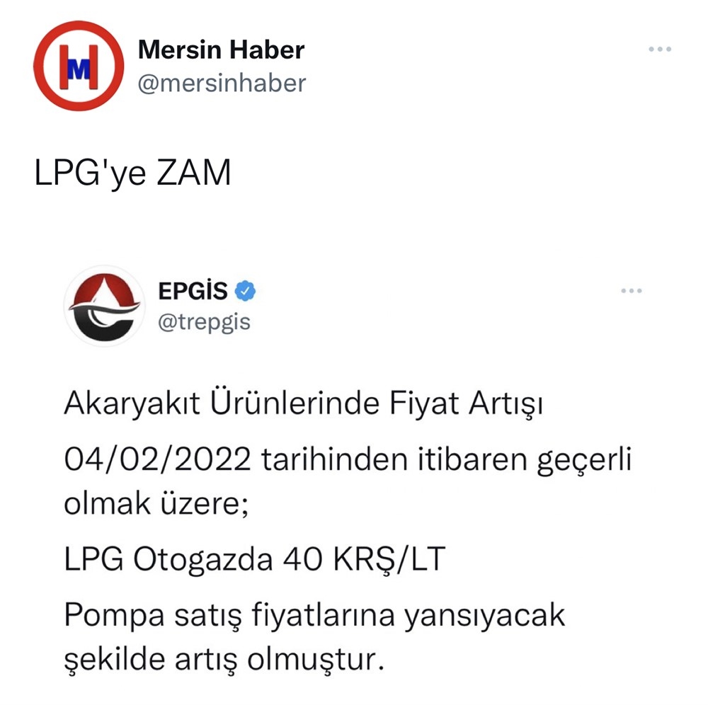 Lpg Otogazın Litre Fiyatına Bu Geceden İtibaren 40 Kuruş Zam Yapıldı